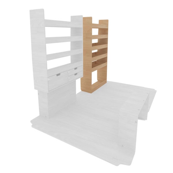 Casier Avant Gauche avec Séparateurs équipement pour utilitaire Peugeot Boxer II 2006 