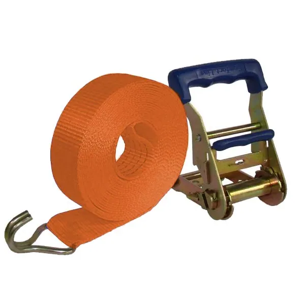 Sangle d'arrimage à cliquet 50mm avec crochets équipement pour utilitaire