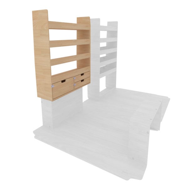 Casier Arrière Gauche avec Tiroirs équipement pour utilitaire Peugeot Boxer II 2006 