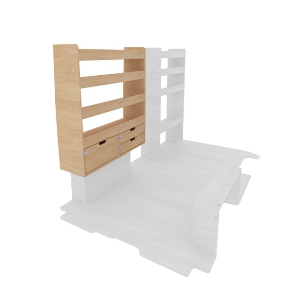 Casier Arrière avec Tiroirs équipement pour utilitaire Nissan Primastar 2021 