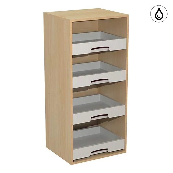 Meuble  H=1006mm - 4 tiroirs pour Systainers équipement pour utilitaire