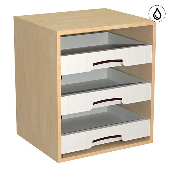Meuble  H=526mm - 3 tiroirs pour Systainer équipement pour utilitaire