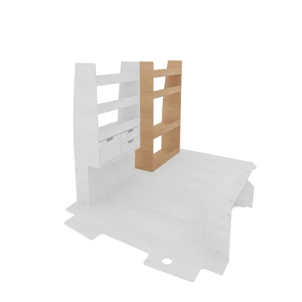 Casier Avant Gauche Grands Volumes équipement pour utilitaire Ford E Transit Custom 2024 