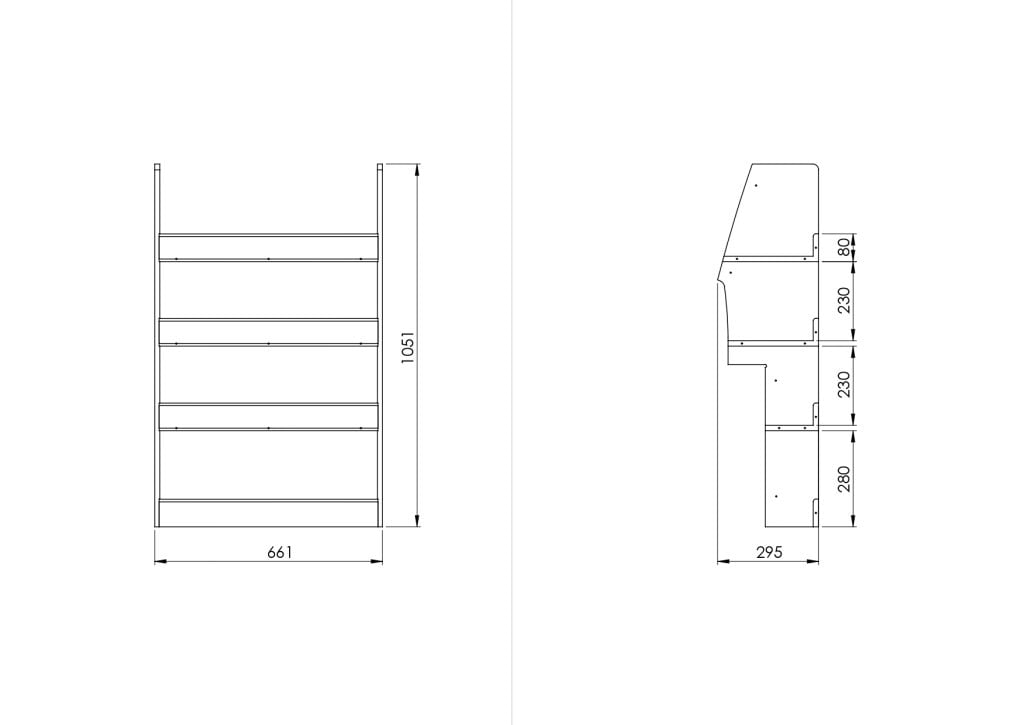 Casier arrière droit ford Courrier 2