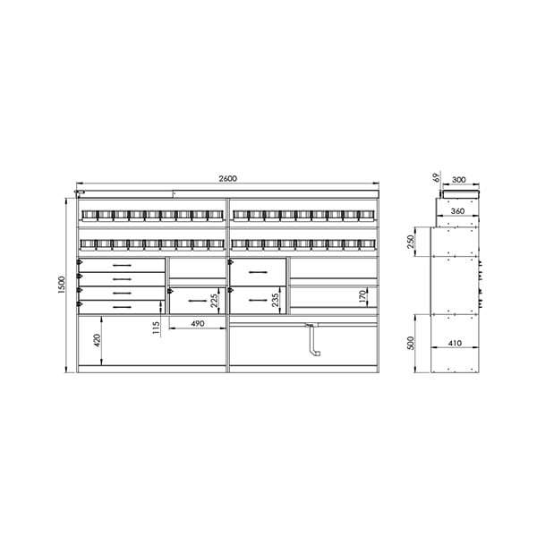Kit pour master 4 et interstar 2024 côté gauche