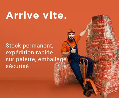 Aménagement préparé pour l'expédition