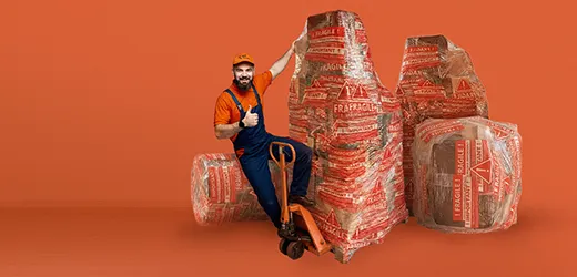 aménagements prêts à être expédiés