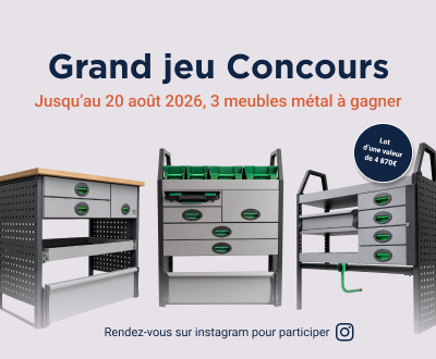 Jeu concours - 3 meubles pour utilitaire à gagner
